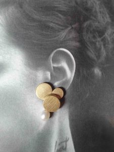 vergoldete Ohrhänger