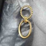 Vergoldete Ohrstecker 